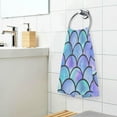 thumbnail image 5 of SKYSONIC 2PCS Cotton Towel Set,Quick Drying Washcloths,Soft and Breathable Bath Towel Hand Towels for Kitchen Bathroom Gym Beach-Mermaid Skin Pattern, 5 of 7