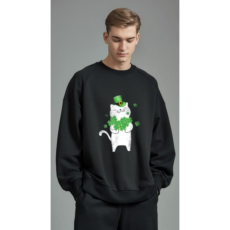 Cat Leprechaun T-Shirt Cat Lover Shamrock St Patrick's Day Cat Leprechaun T-Shirt Cat Lover Shamrock St Patrick's Day
