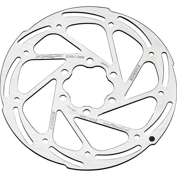 TRP R2 Disc Brake Rotor - 140mm 6-Bolt 1.8mm Rust Blocker Treatment Silver