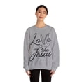 thumbnail image 4 of Love Like Jesus Sweatshirt Christian Sweatshirt Religious Dove Shirt Gift, 4 of 6
