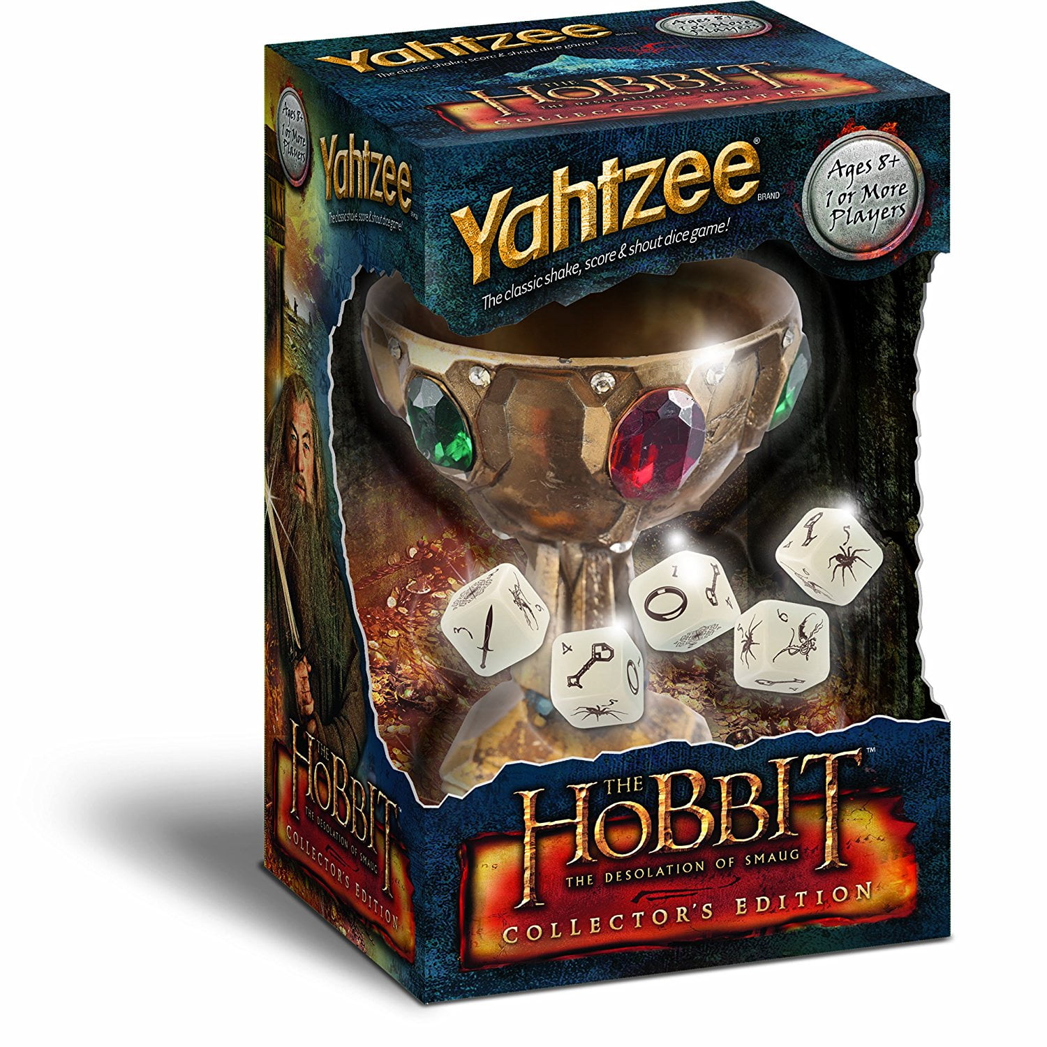 New Complete Set Family Fun Yahtzee™ Yatzee Dice Game By Hasbro 