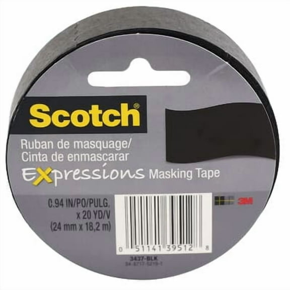 12 Pack: Scotch Expressions Black Masking Tape