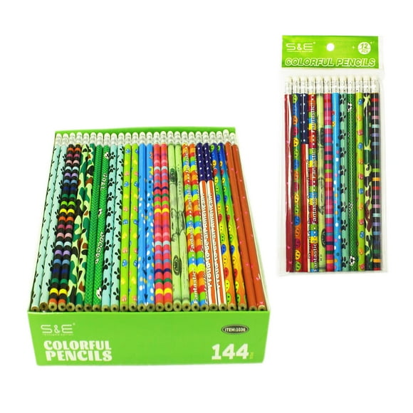 Lápices de colores S & E TEACHER'S EDITION 144 unidades, 12 colores
