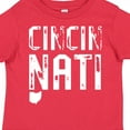 thumbnail image 4 of Inktastic Cincinnati, Ohio Distressed Font Boys or Girls Toddler T-Shirt, 4 of 5