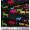 thumbnail image 2 of Soimoi Rayon Fabric Birds & Animals Hand Drawn Decor Fabric Printed Yard 56 Inch Wide, 2 of 3