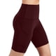 thumbnail image 1 of Puntoco Pantalones cortos de salón para mujer, pantalones cortos básicos para andar en bicicleta, mallas de compresión para hacer ejercicio, pantalones cortos de yoga, 1 of 5