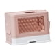 thumbnail image 3 of Caja de arena para gatos cerrada, caja de arena para gatos, lavabo para arena, bandeja de arena para gatos fácil de limpiar, orinal para gatos de inte Rosa, 3 of 9