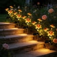 thumbnail image 1 of Solar Powered Daffodil Garden Stake Lights Outdoor Courtyard Lawn Landscape Decor Waterproof Ambient Lighting, 1 of 6