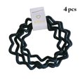 thumbnail image 2 of Hair Rope Wavy Fashion 4PCS Solid Color All-match Hair Ties Hair Band for Women, 2 of 10