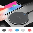 thumbnail image 2 of Maytalsory 10W Fast Wireless Charger Charging Pad For XS Max Xr 8 11/11 Pro Maxa black 1Set, 2 of 6