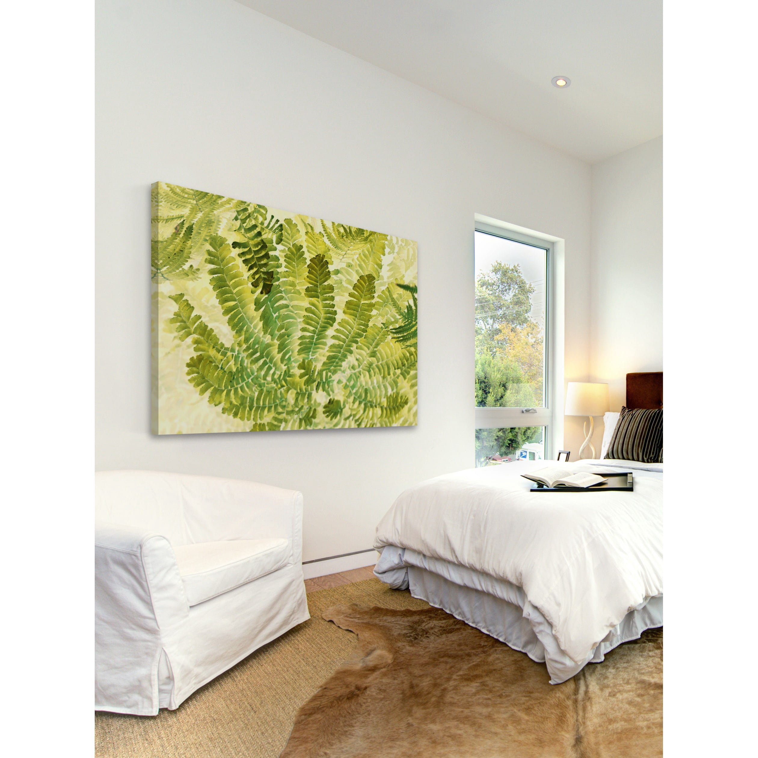 "Fern Fantasy I" Painting Print on Wrapped Canvas