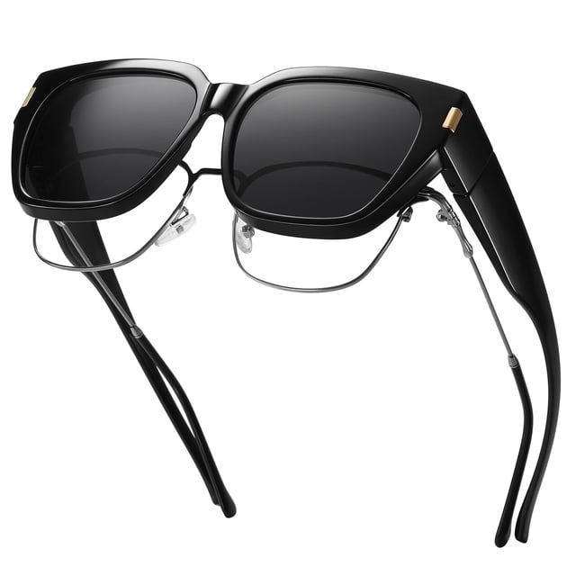 Gafas de Sol Polarizadas UV400 HAOLOTA para Usar Sobre Anteojos - Mujer y Hombre