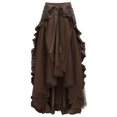 thumbnail image 5 of Faldas de pirata victorianas Steampunk para mujer, vestido Medieval con volantes, disfraces de cosplay, vestido de fiesta de halloween, 5 of 5