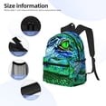 thumbnail image 3 of Balery Colorful Stained Glass Crocodile Mochila para Mujeres y Hombres, Mochila Ligera Casual para Viajes, Mochila Clásica Básica para la Universidad, 3 of 6