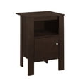 thumbnail image 2 of Monarch Specialties Accent Table, Side, End, Nightstand, Lamp, Storage, Living Room, Bedroom, Brown Laminate, Transitional, 2 of 4