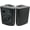 Black, variant on 5.25 Inch Indoor Outdoor Speakers Patio Wired Wall Mount System 300 Watts (Black)