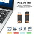 thumbnail image 2 of KEXIN 5-Pack 128GB USB 3.0 Flash Drive with LED Light, Lanyard Hole & Portable Design - High-Speed Thumb Drive for Data Storage (Orang), 2 of 8