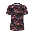 thumbnail image 5 of Wukai Orchids Flowers Print Men's Short-Sleeved Mesh T-Shirt,Quick-Dry Short Sleeve Workout T-Shirt-X-Large, 5 of 8