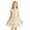 Beige, variant on mgoYE Girl Dresses size 7-8 Girls Summer Dresses Tween Short Sleeve Formal Flower Girl Dress Teen Sundress(Red,7-8 Years)
