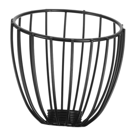 OUNONA  Ceiling Lamp Covers Wrought Iron Birdcage Chandelier