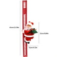 thumbnail image 2 of Animated Climbing Santa Claus with Ladder | Festive Christmas Decoration | Indoor Holiday Decor, 2 of 6