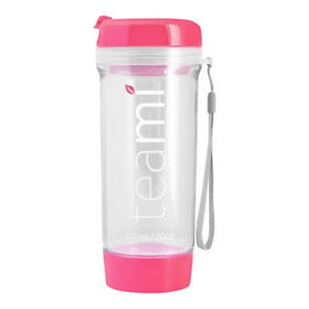 

Teami Blends Tumbler Pink 20 oz 600 ml. Tumbler & Water Glass