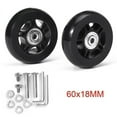 thumbnail image 4 of 1Set Luggage Wheel Suitcase Replacement Wheels Black with Screw, 4 of 8
