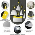 thumbnail image 6 of 5 PCS Stainless Steel Putty Knife Set Include 4 Paint Scrapers and 1 Multi Scraper Tool, Paint Scraper Tool for Drywall Decals (1.5" 3" 4" 6" 10"), 6 of 7