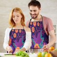 thumbnail image 5 of Pioneer Flower Floral Print Pattern Apron-Garden Aprons for Women with Pockets-Cotton Linen Waterproof Kitchen Cooking Gardening Aprons Adjustable for Kitchen,Cooking,BBQ and Salon 33x27 Inch, 5 of 6