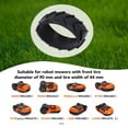 thumbnail image 4 of Wheel Protector, Robotic Lawnmower Front Wheel  Cover Rubber Install and Use Shock Absorption Anti Slip  for S300 M500 M700 S300, 4 of 7