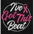 thumbnail image 2 of Breast Cancer I've Got This Beat Zip Hoodie Sweatshirt Women Brisco Brands S, 2 of 6
