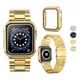 thumbnail image 1 of Correa Acero Inoxidable + Funda Para Apple Watch Serie 8 7 6, 1 of 6