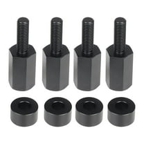 4pcs Seat Riser Black Lift Up UTV Seat With Pads For Can Am X3 Models All Years