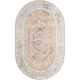 thumbnail image 2 of Rugs.com Aurelia Collection Rug – 5' x 8' Oval Rose Medium-Pile Rug Perfect For Living Rooms, Large Dining Rooms, Open Floorplans, 2 of 3