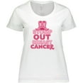 thumbnail image 3 of Inktastic Stomp out Breast Cancer with Pink Cowgirl Boots Women's Plus Size T-Shirt, 3 of 5