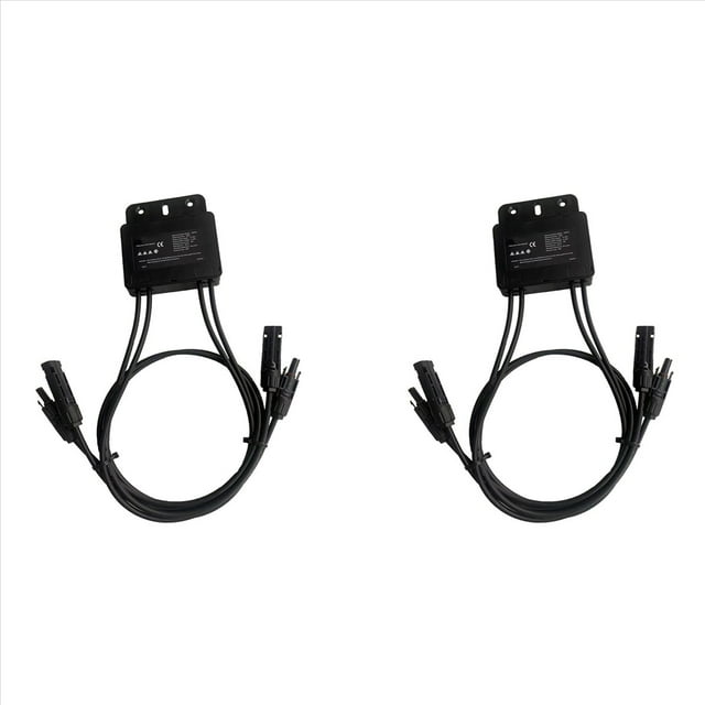 2X Optimizador Solar Módulo de Panel Fotovoltaico Solar Optimizador de Energía Fotovoltaica Potencia de Entrada Máxima 600 W Voltaje del 1500 V MPPT Alta Eficiencia