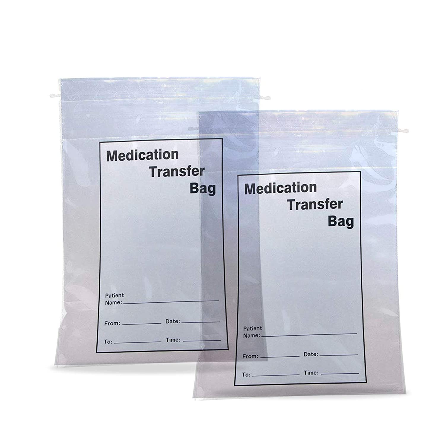 AMZ Supply Medication Transfer Clear 8 x 10 Low Density Polyethylene