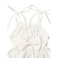 thumbnail image 6 of Hirigin Infant Baby Girl Summer Romper Clothes 6 12 18 24 Months Solid Color Tied Strap Sleeveless Playsuit Jumpsuit Bodysuits, 6 of 7