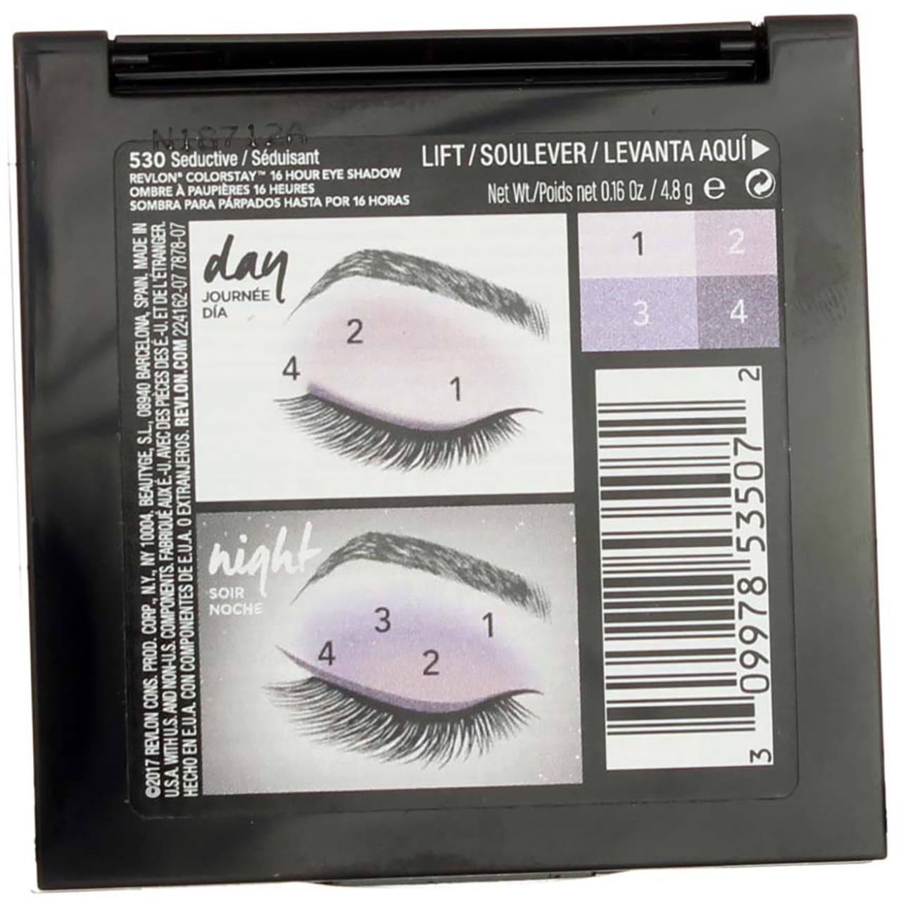 Revlon ColorStay 16 Hour Eye Shadow, Seductive [530] 0.16 oz (Pack of 3)