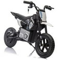 thumbnail image 3 of 24V Kids Electric Motocross Motorcycle with Bluetooth Music - 200W Power, Rear Shock Absorber, LED Breathing Lights, Adjustable Speed up to 9.32 MPH - Powered Ride On Toy for Boys Girls Ages 5-15, 3 of 6