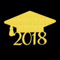 thumbnail image 3 of Gorro de graduación 40 piezas Yotijar 2018 con púas para cupcakes, 3 of 10