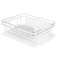 thumbnail image 3 of Home Basics Twist Dish Rack with Clear Draining Board, 3 of 3