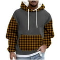 thumbnail image 2 of Awdenio Men's Sweatshirts Casual Hoodies Crew Neck Long Sleeve Sweatshirts with Pocket Lightweight Pullover Tops, 2 of 5