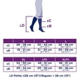 thumbnail image 4 of JOBST UltraSheer Compression Stockings, 20-30 mmHg, Knee High, SoftFit Band, Closed Toe, Natural, Small, 4 of 4