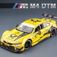thumbnail image 1 of 1:24 BMW M4 GT3 AUDI R8 LMS WASA edición conjunta coche deportivo de aleación modelo Diecasts Metal coche de carreras modelo sonido luz niños juguetes regalo, 1 of 5