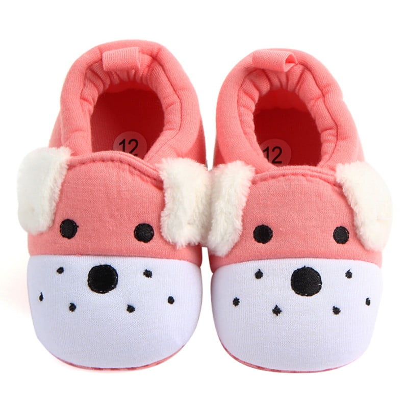 Toddler Soft Sole  Baby Carton Socks Warm Crib Shoes 