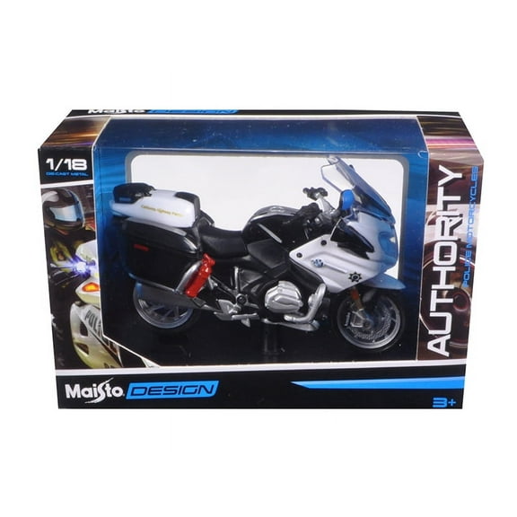 Maisto 4.5" BMW R 1200 RT CHP AUTHORITY POLICE MOTORCYCLE DIECAST MODEL 1:18