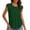 Green, variant on BTDECLAR Women Tops Plus Size Crewneck Pleated Casual Elegant Sleeveless Summer Tank Tops Trendy Dressy Business Work Tunic Blouses Tops
