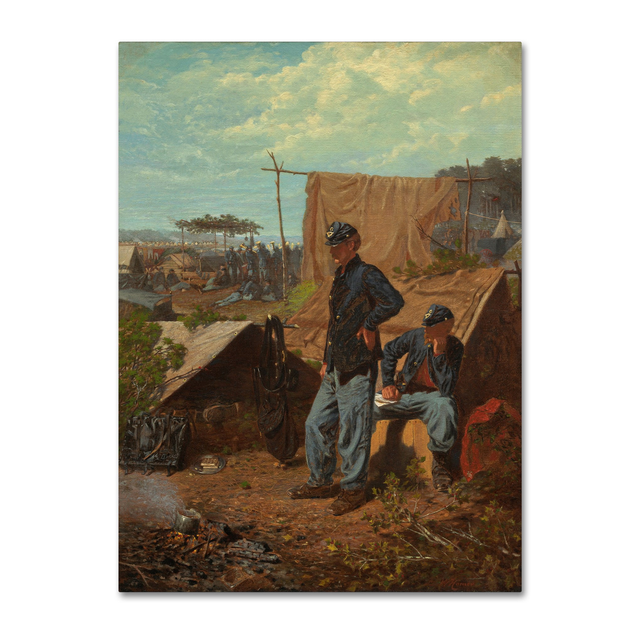 Trademark Fine Art 'Home Sweet Home' Canvas Art by Homer