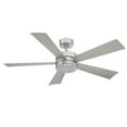 thumbnail image 4 of Wynd 52" Stainless Steel Integrated LED Smart Ceiling Fan with Remote Control, 4 of 10